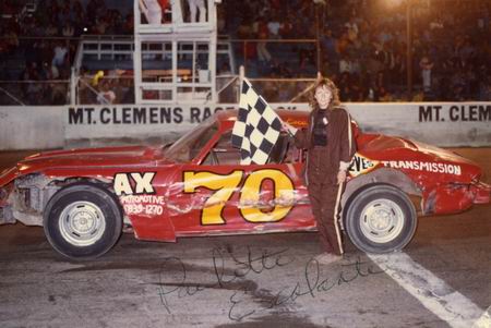 Mt. Clemens Race Track - Paulette Escalante 1980 Powder Puff Champ From Tom (newer photo)